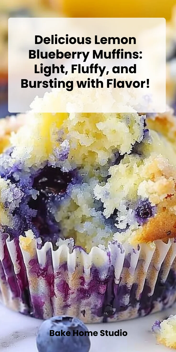 Lemon Blueberry Muffins Recipe