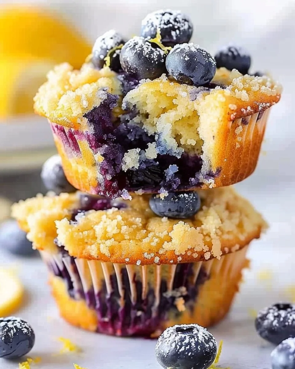 Lemon Blueberry Muffins
