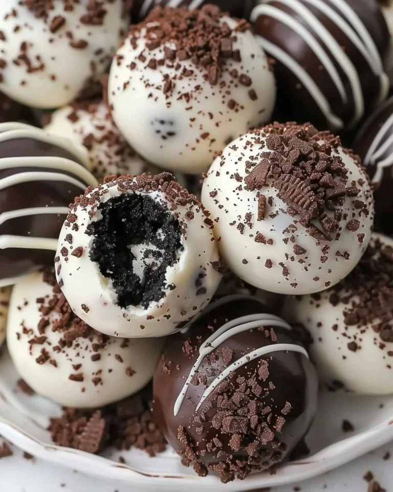 Delicious Oreo Balls dessert recipe ready to enjoy