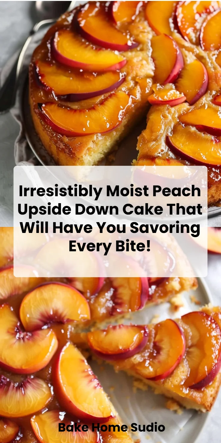 Peach Upside-Down Cake Recipe