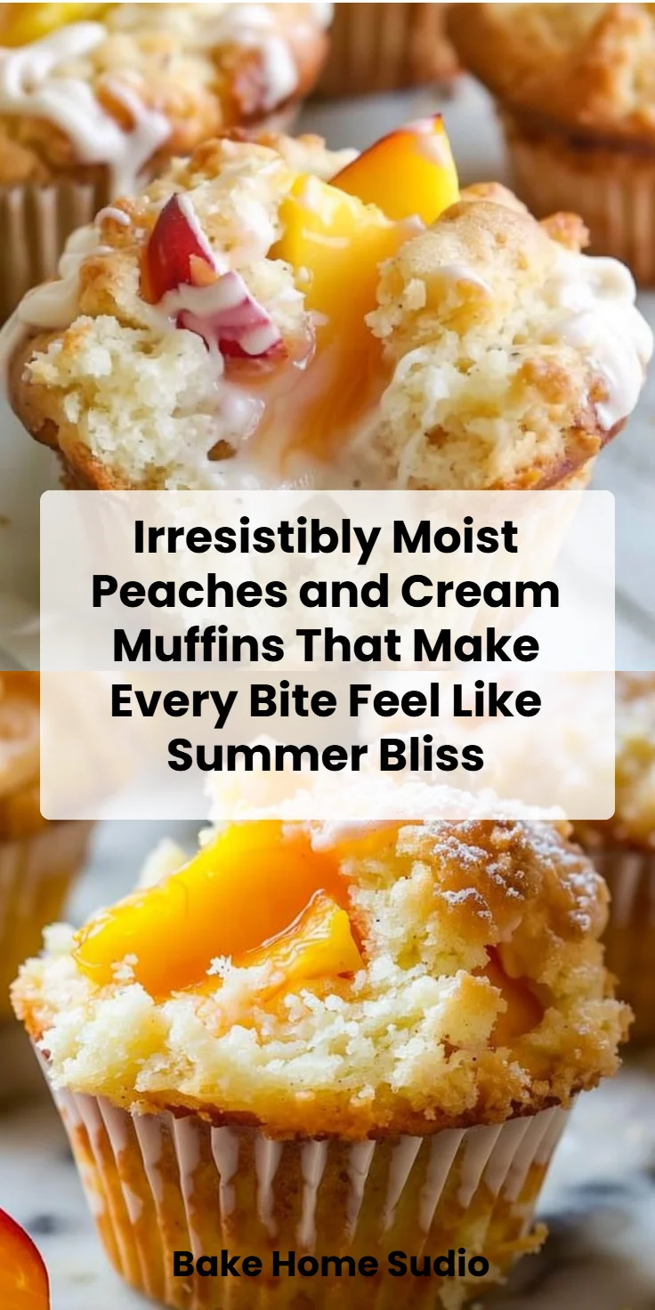 Peaches and Cream Muffins