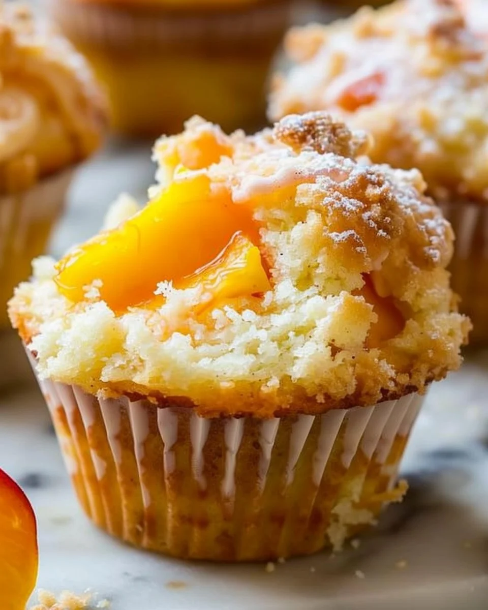 Peaches and Cream Muffins