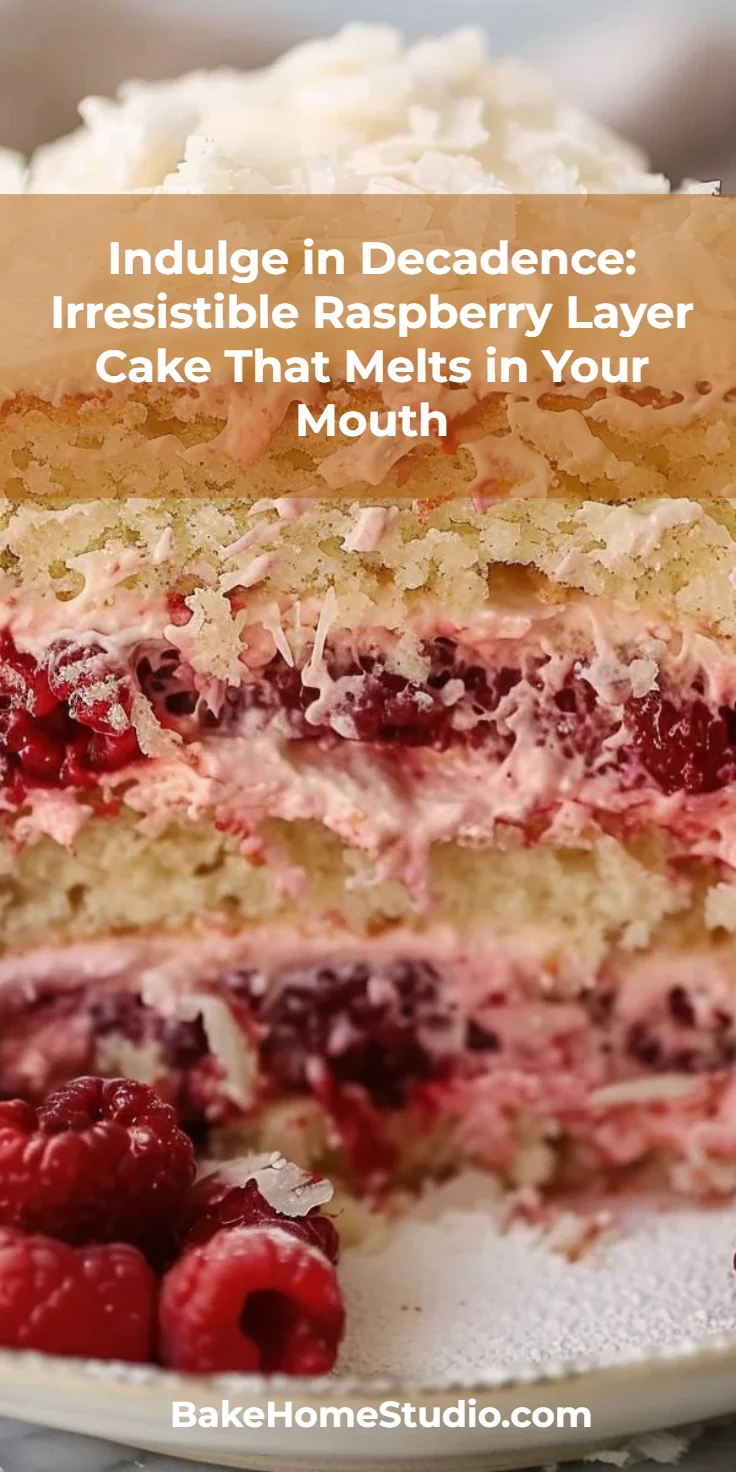 Raspberry Layer Cake Recipe