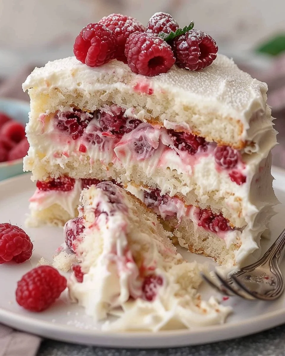 Raspberry Layer Cake