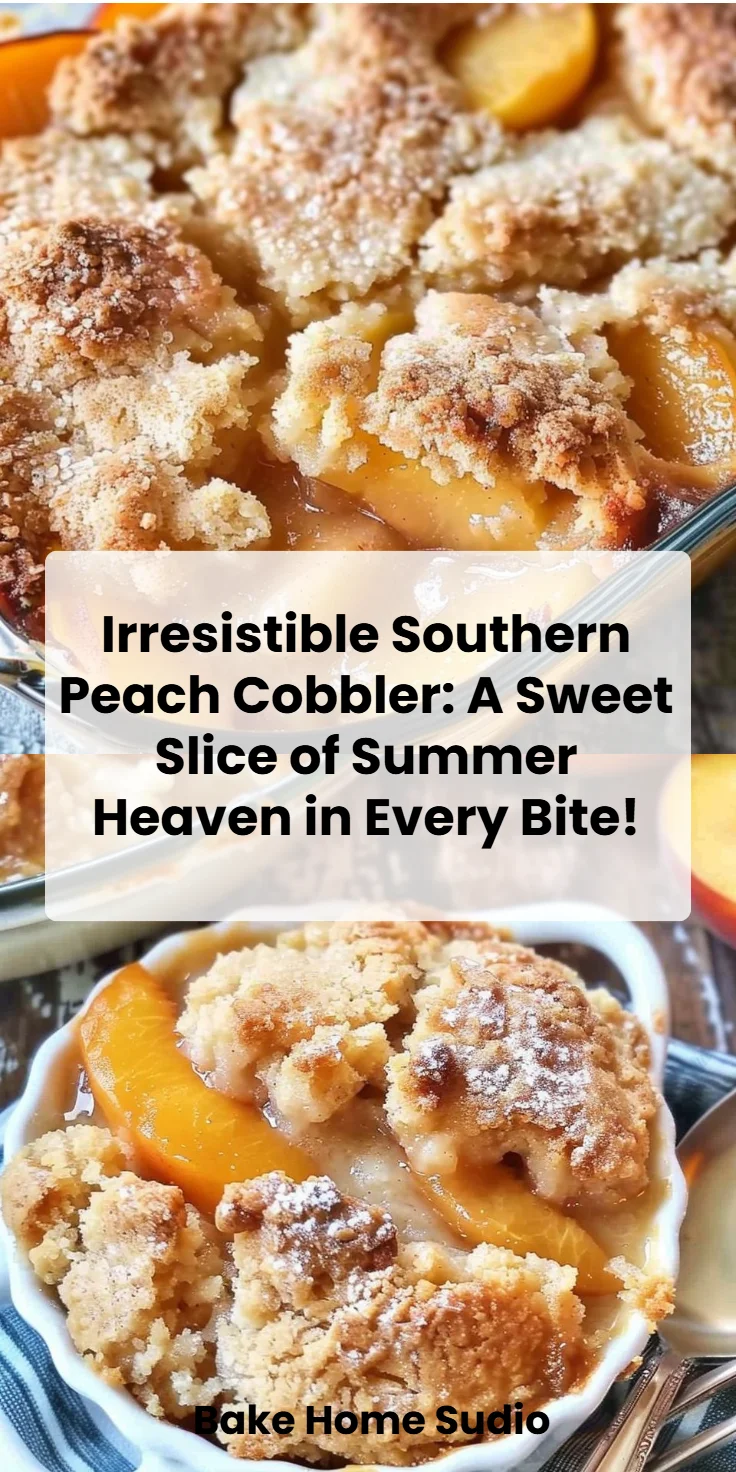Southern Peach Cobbler