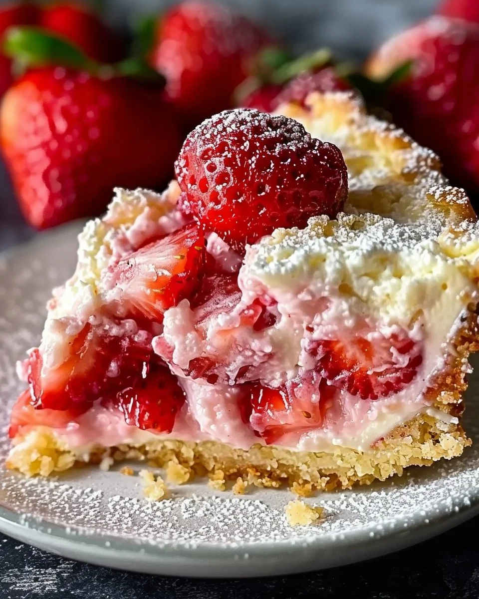 Strawberry Cheesecake Dump Cake