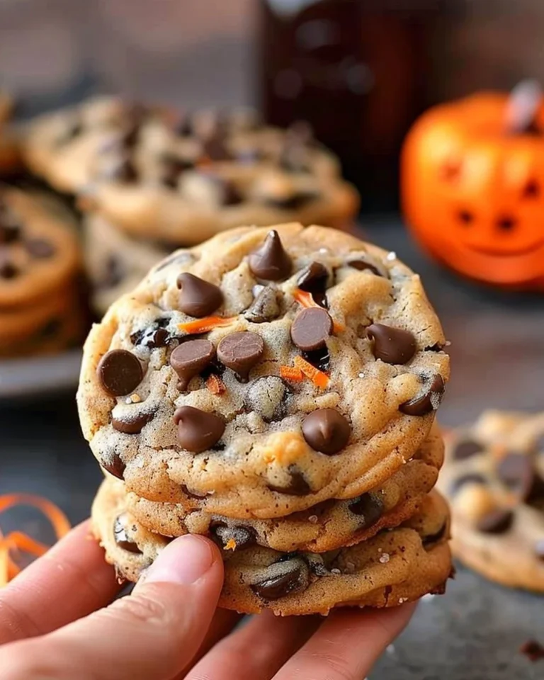 Delicious holiday chocolate chip cookies fresh out of the oven