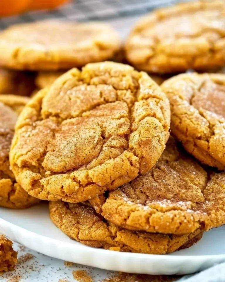 Delicious Pumpkin Spice Snickerdoodles on a rustic wooden table