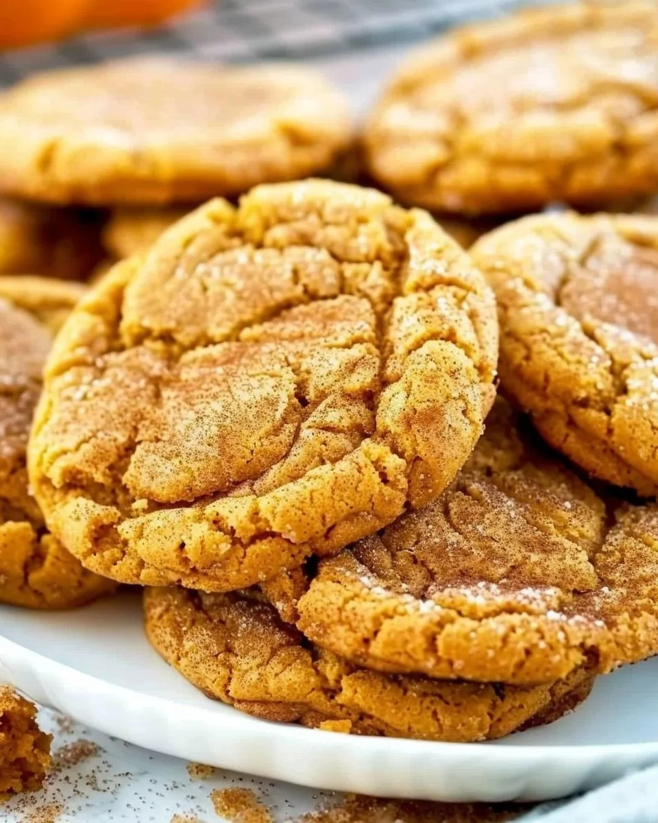 Delicious Pumpkin Spice Snickerdoodles on a rustic wooden table
